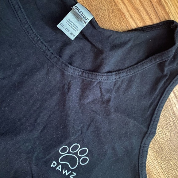 Pawz Black Leopard Print Tank Top XXL - Picture 3 of 4